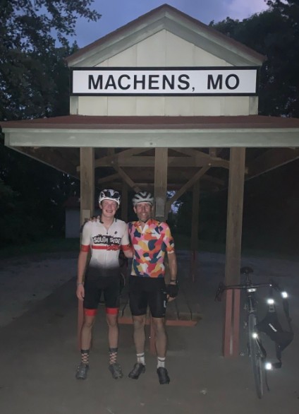 Completion of Cooper's Katy Trail ride