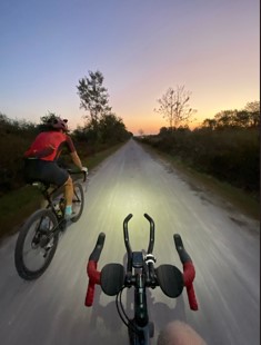 Mason Horanzy, single-day Katy Trail ride